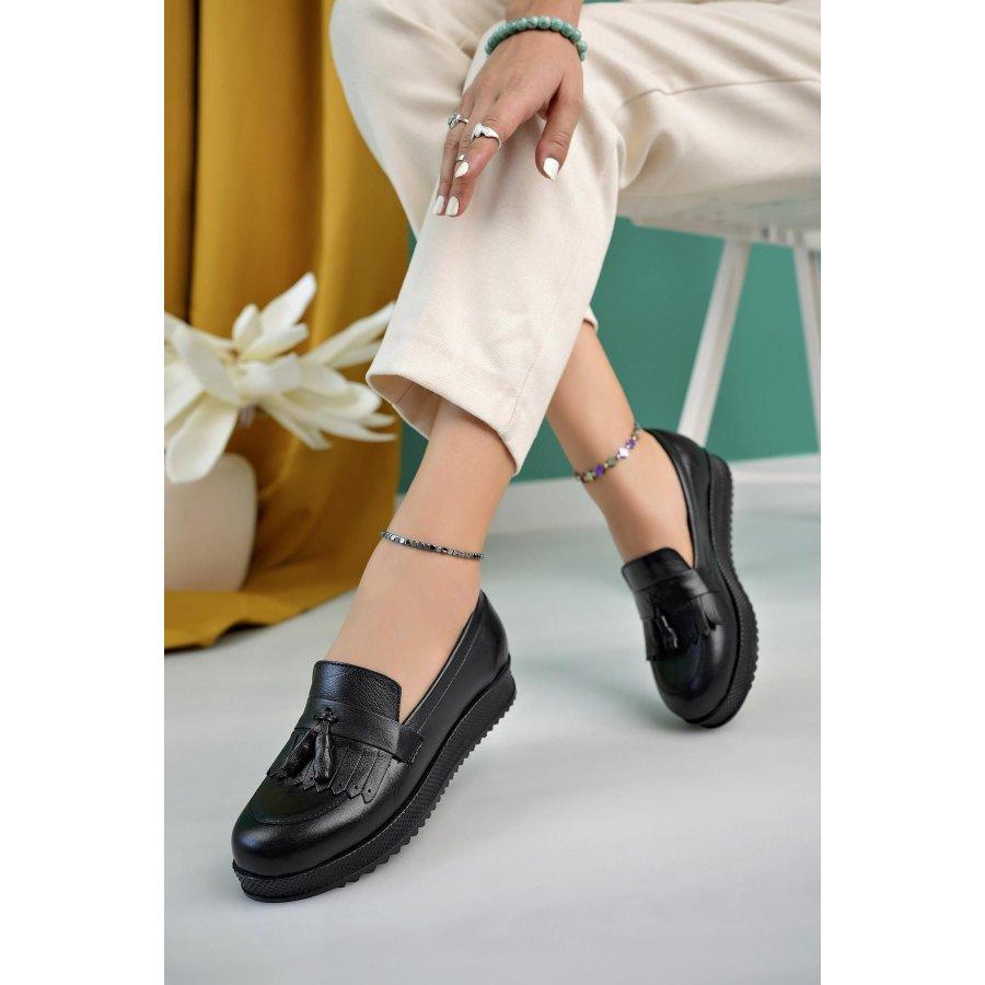 Women's Genuine Leather Casual Shoes Loafers