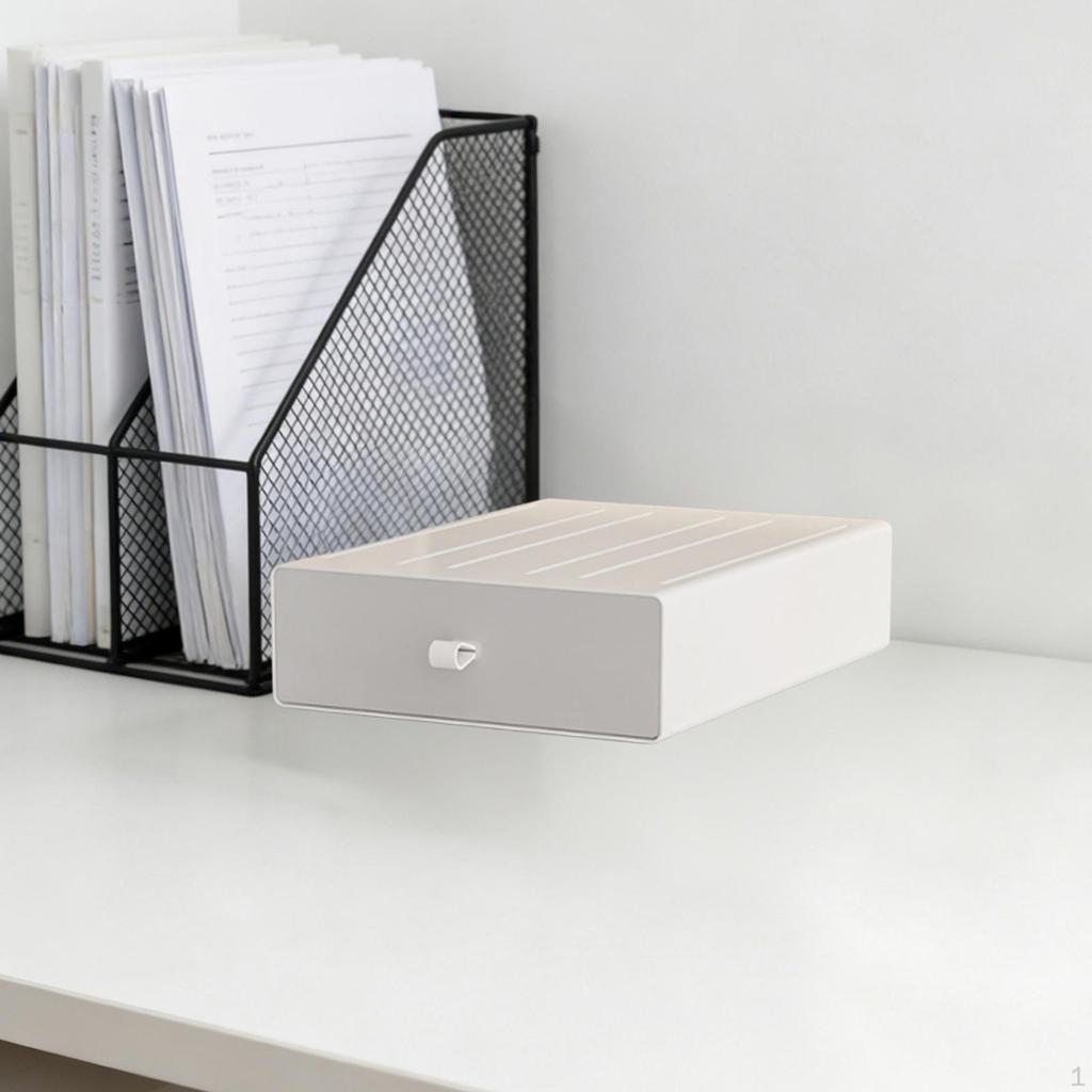 Desktop Storage Box Desk Organizer Drawer Table Organization for Office Dorm Versatile Functional