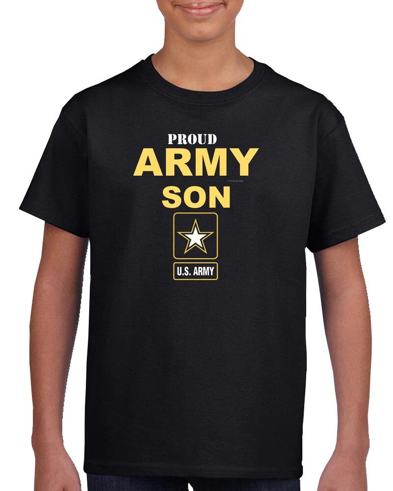 Proud Army Son Kid Military Child Gift T Shirt S