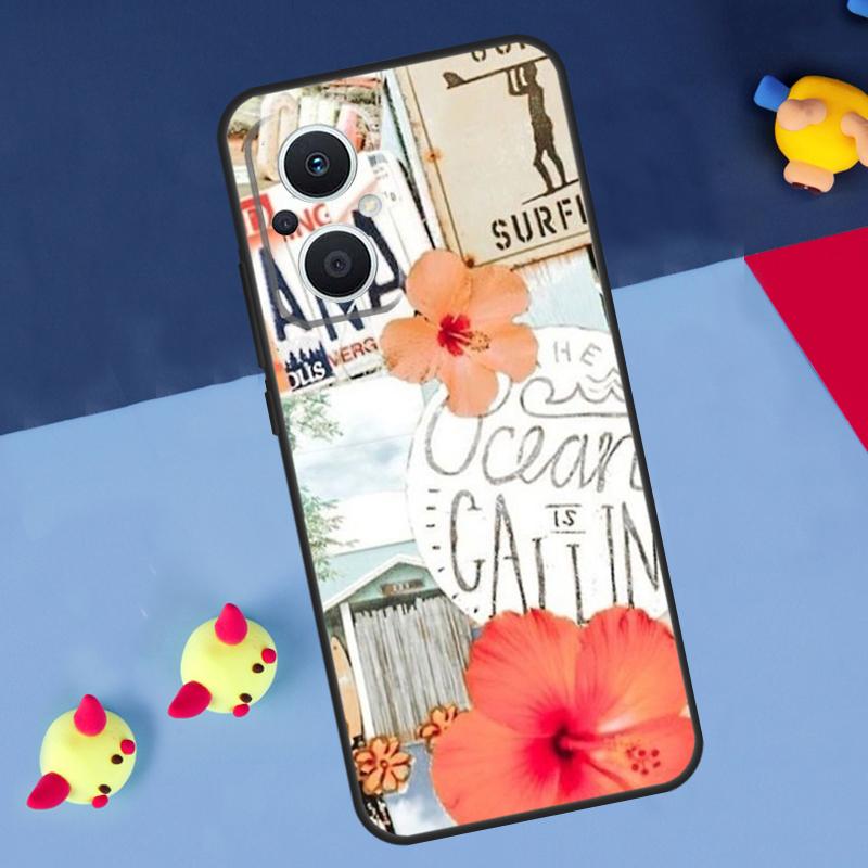 Summer Aesthetic Collage For OPPO Reno 7 8 Lite 8T 10 11 12 13 14 Pro 11F 12F 13F 14F OPPO Find X8 X5 X6 X9 Pro Case
