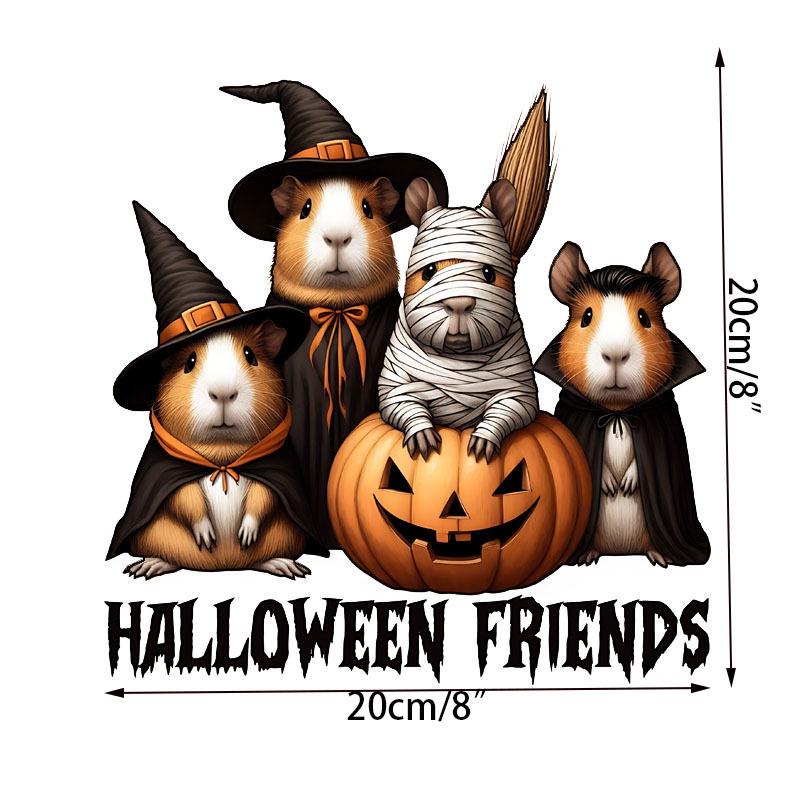 

Hamster Halloween Car Sticker - Self-Adhesive & Disposable бронзовый