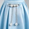 Fashionable Brooch Chain with Waist-Tightening Buckle - Versatile Clothing Accessory