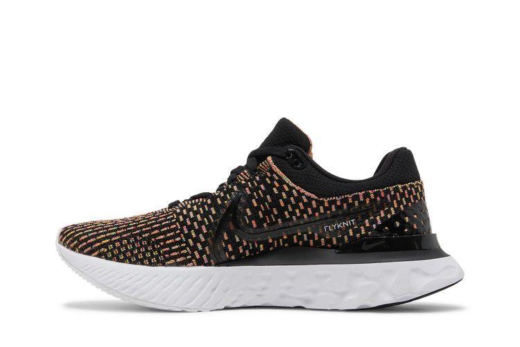 Nike React Infinity Run Flyknit 3 Black Blue Glow Pink Prime