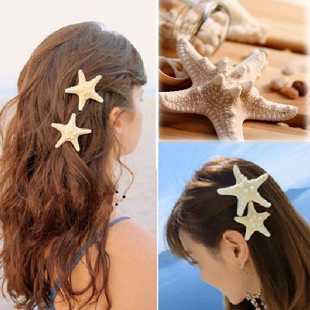 

Elegant Women Girls Lady Hairpin Starfish Hair Clip Star Sea Jewelry