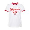 Camiseta BTR Worldwide Girl Big Time Rush Merch Estampa Gráfica Camiseta de Verão Gola Redonda Manga Curta Top Feminino Masculino Camisetas Largas Y2K