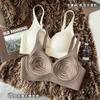 Traceless underwear women's small breasts gather, support secondary breasts, anti-sagging soft support palm cup, summer thin bra cover