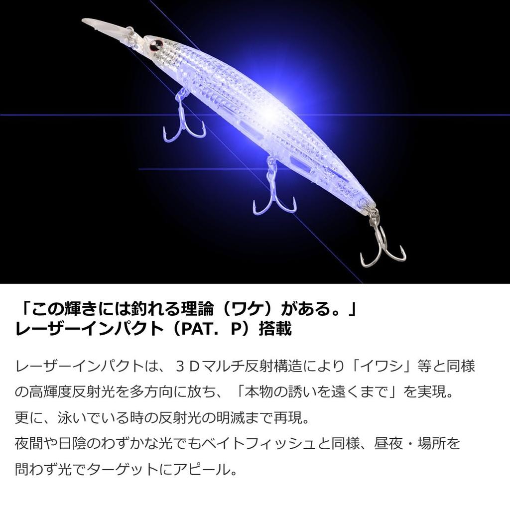 Daiwa SLZ Set Upper Chart Back 125SDR-LI Minnow/Lure (LI Kibinago)