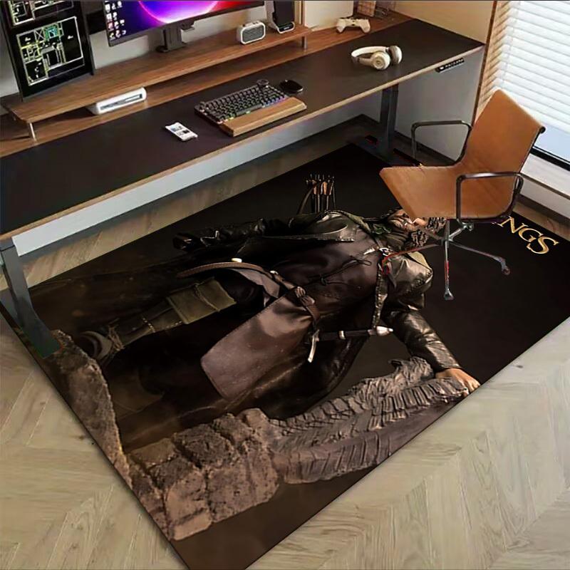 1pc Aragorn Lord of the Rings Carpet, for Home & Office Decor, Desk Chair Carpet, Festive Gift,Conference Room CarpetL1257
