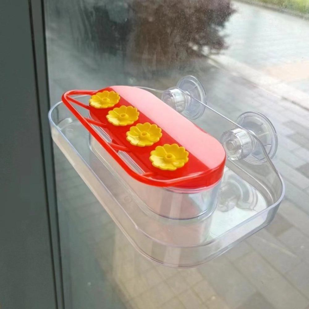 Visible Bird Water Drinker Refillable Hummingbird Water Dispenser Bird Water Station  Window