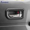 Real Soft Carbon Fiber Door Inner Handle Frame Trim for Suzuki Jimny LHD RHD 2019 2020 2021-2025 Interior Sticker Accessories