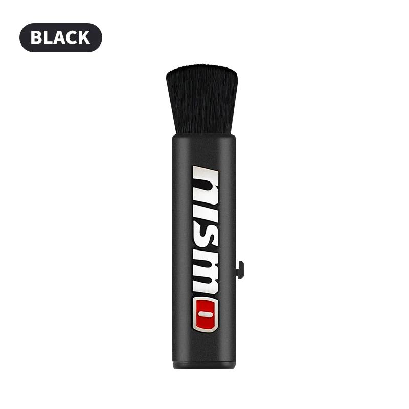 Car Vent Cleaning Soft Brush with Casing Car Interior Cleaning Tool Car Brush For Nissan Patrol Letter Badge Y60 Y61 Y62 Nismo