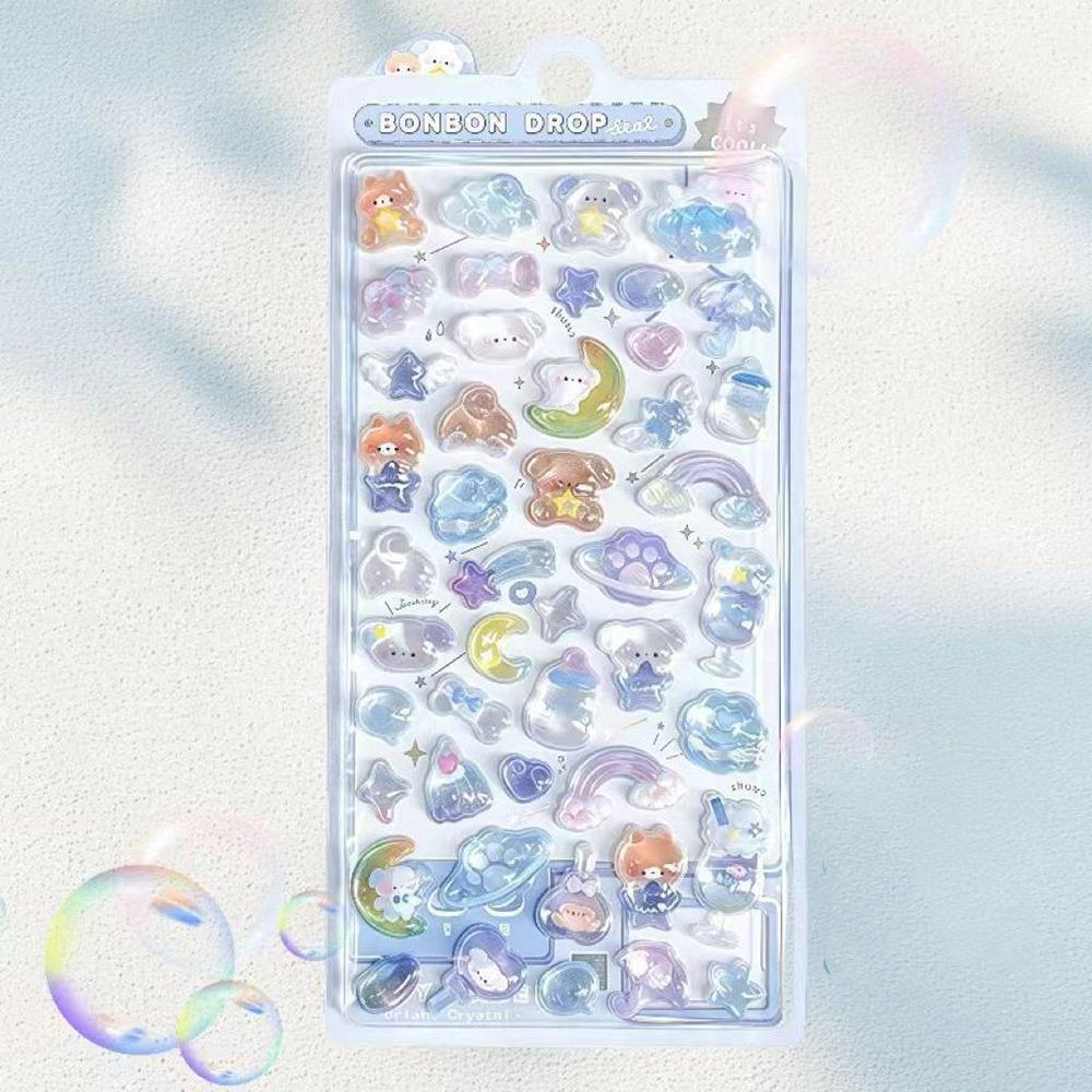3D Relief Sticker Bonbon Drop Seal 5pcs