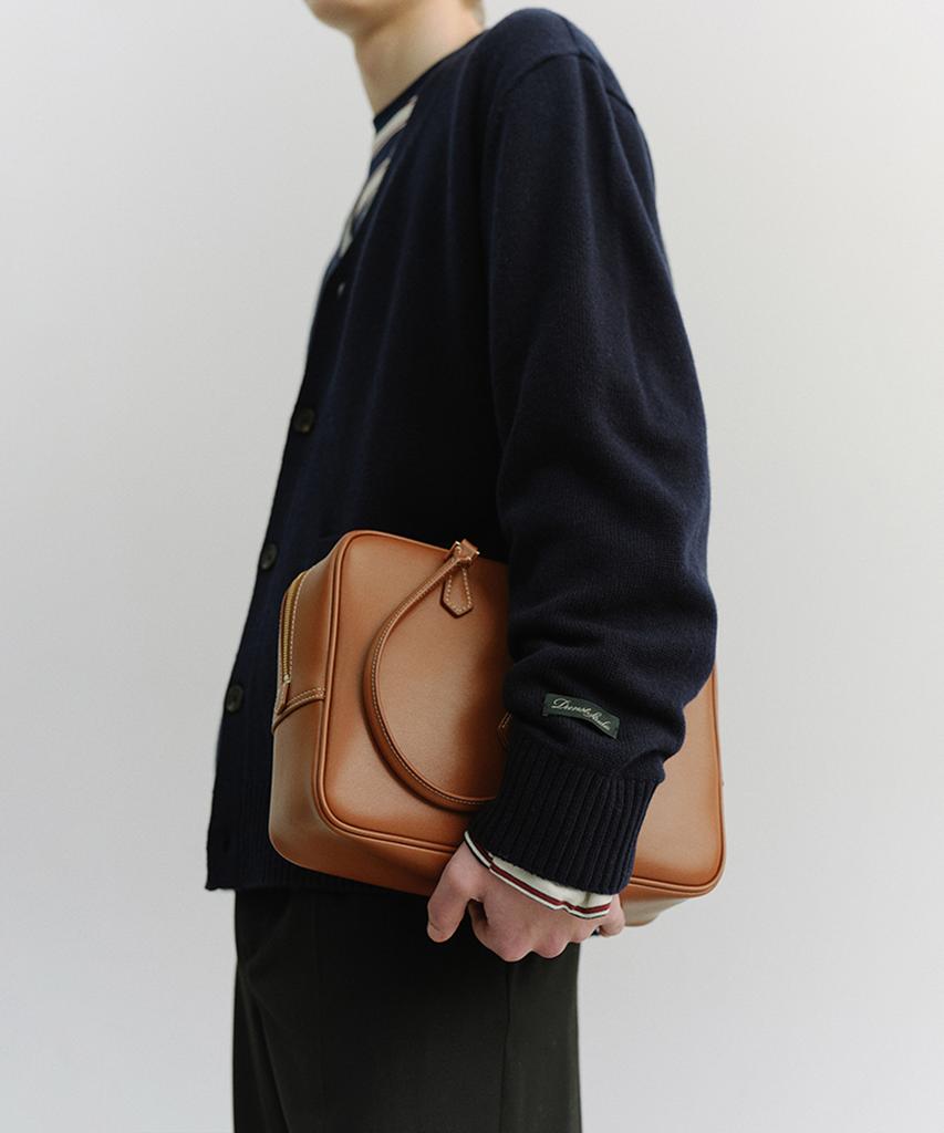 Dunst For Men Classic 28 Leather Bag Tan_M_Udba6E201Cm