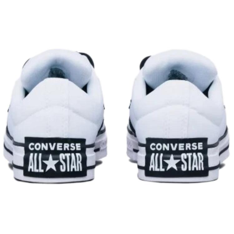 Converse Puff Player Low Top Skateboard Shoes Unisex White Black A14721C