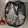 1Pcs Halloween Series 3 Pop-Up Laundry Hamper Expandable Mesh Hamper Basket for Room Bedroom Bathroom Organization Contemporary Storage