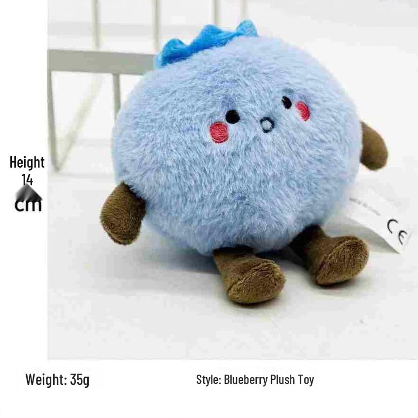 New Blueberry Plush Toy Hanging Doll