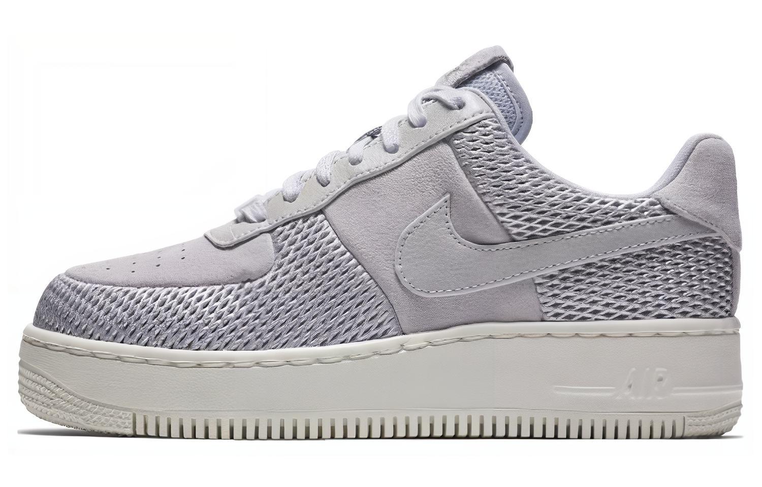 

Nike Air Force 1 Upstep Premium Metallic Platinum Women s 917590-001 40.5
