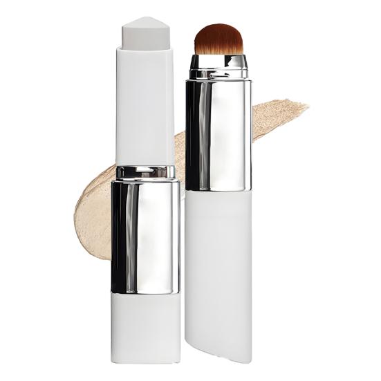 13G 2-In-1 Color Changing Foundations Stick Dual-Ended Foundations Stick with Brush Medium to Full Coverage Concealer Cream Makeup Stick