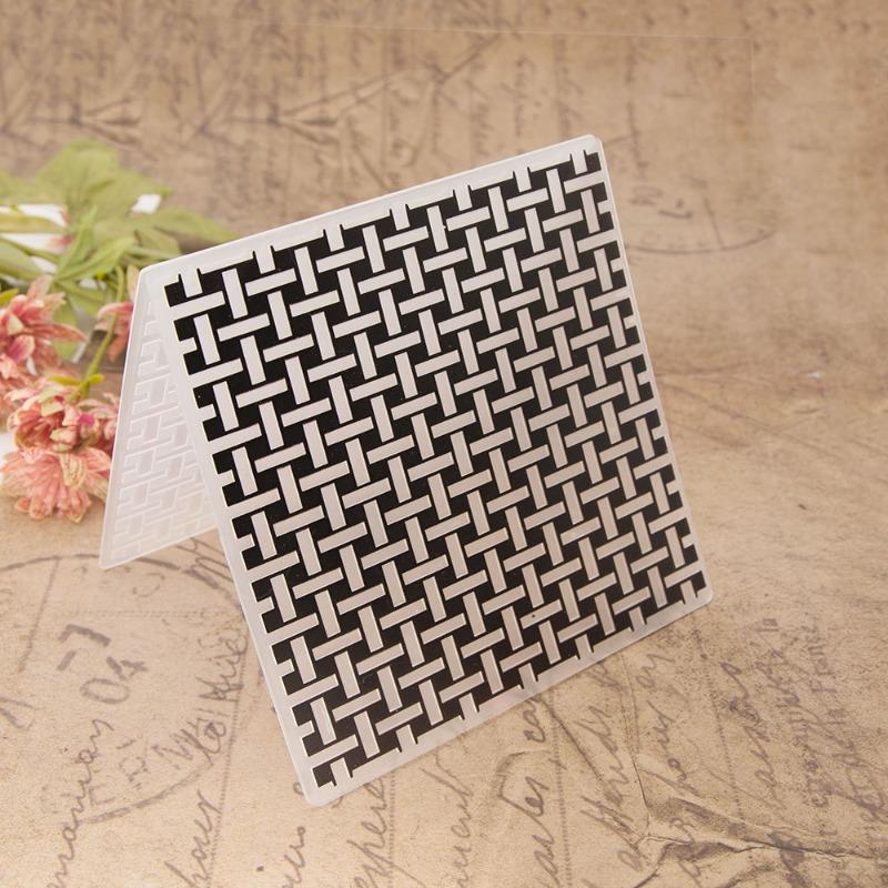 15X15cm Embossing Folders for Card Making Embossing Stencil Template DIY Plastic Paper Card Decorating Mold for Scrapbook
