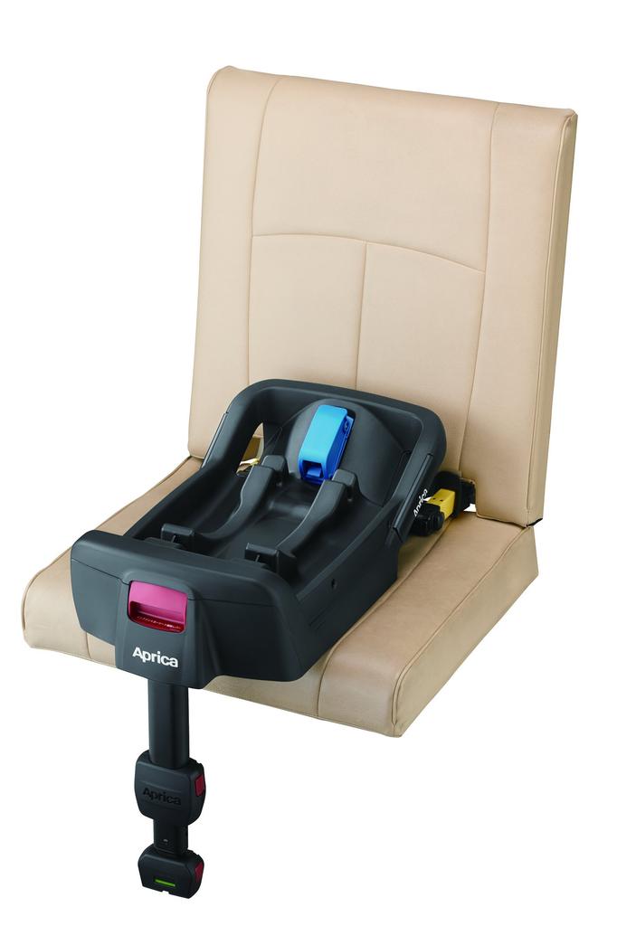 Aprica Smooth TS Infant Car Seat, Compatible with ISOFIX and Seat Belts, for Children 0-12 Months (Black), Model 2024041