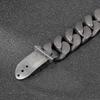 25mm Vintage Chunky Heavy Punk Bracelet Male Stainless Steel Brushed Link Chain Bracelet Matte Wide Hand Wrist Chain Jewelry