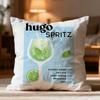Popular H-Hhugo Spritz Cocktailed Cushion Cover Soft Washable Pillow Case Multi-Scene for Couch Bed Travel Office Use
