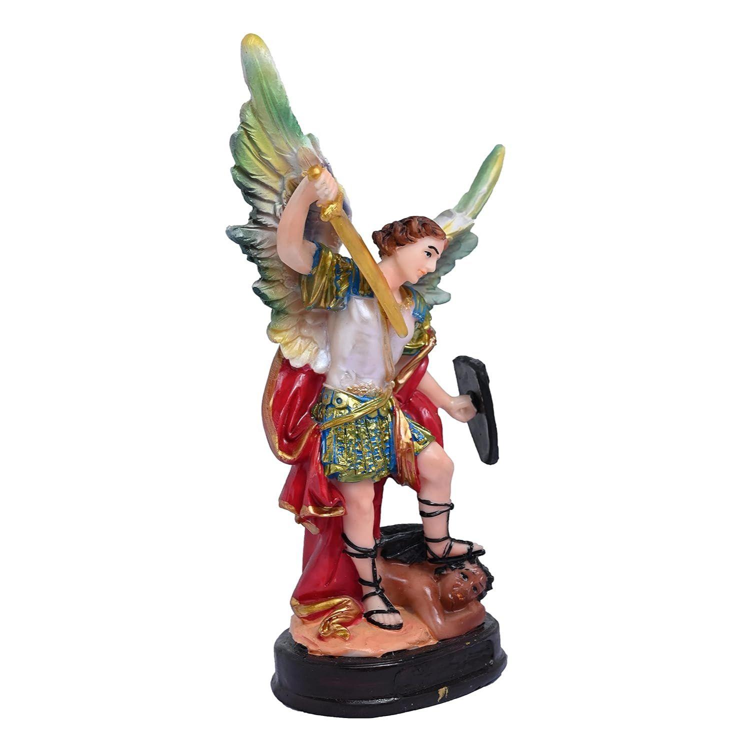 

Святой Михаил, Архангел Идол Идеально подходит для дома, офиса, молитвенной комнаты, подарка и украшения Новый