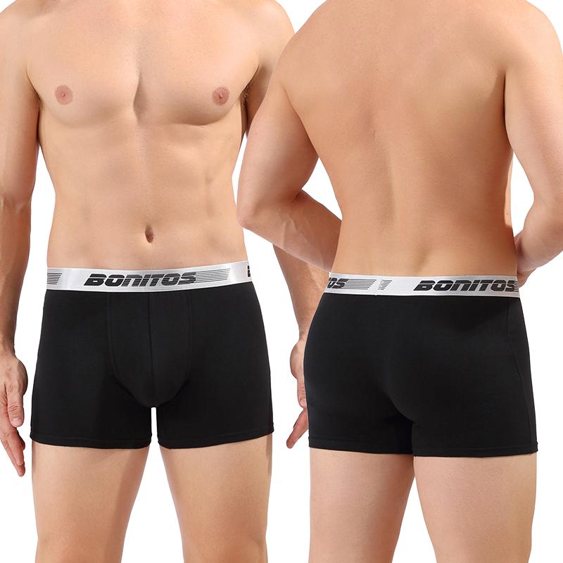 BONITOS 1 ks Pánské spodní prádlo s maskovacím potiskem pro muže Bavlna Pánské boxerky Pohodlné spodní prádlo