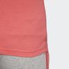 adidas T Shirts Women's Pink Crew Neck Moderate Straight Fit DU0634