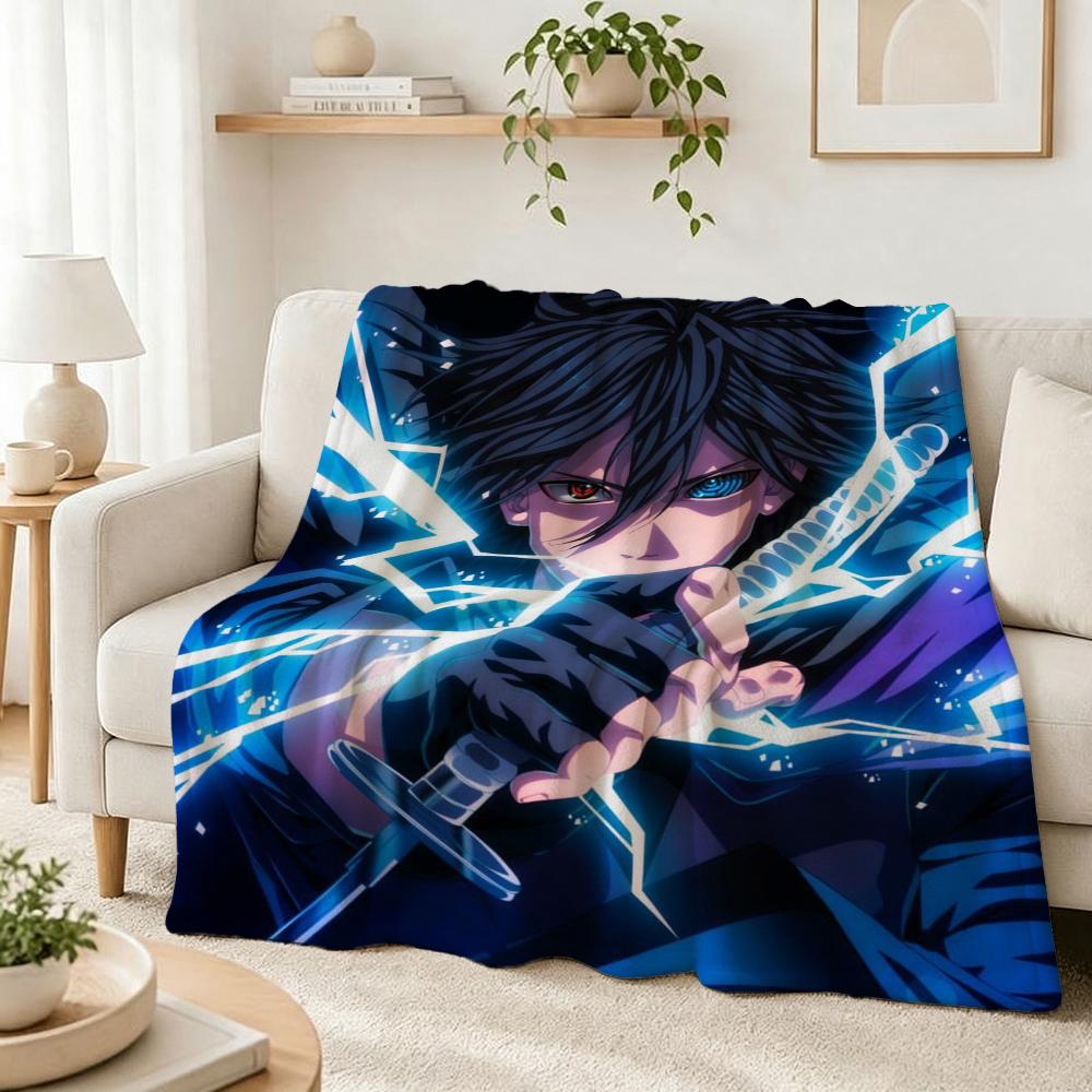 Kakashi Anime Ninja Print Blanket Sofa Blanket Soft And Comfortable Outdoor Plush Blanket Christmas Gifts Machine Washable