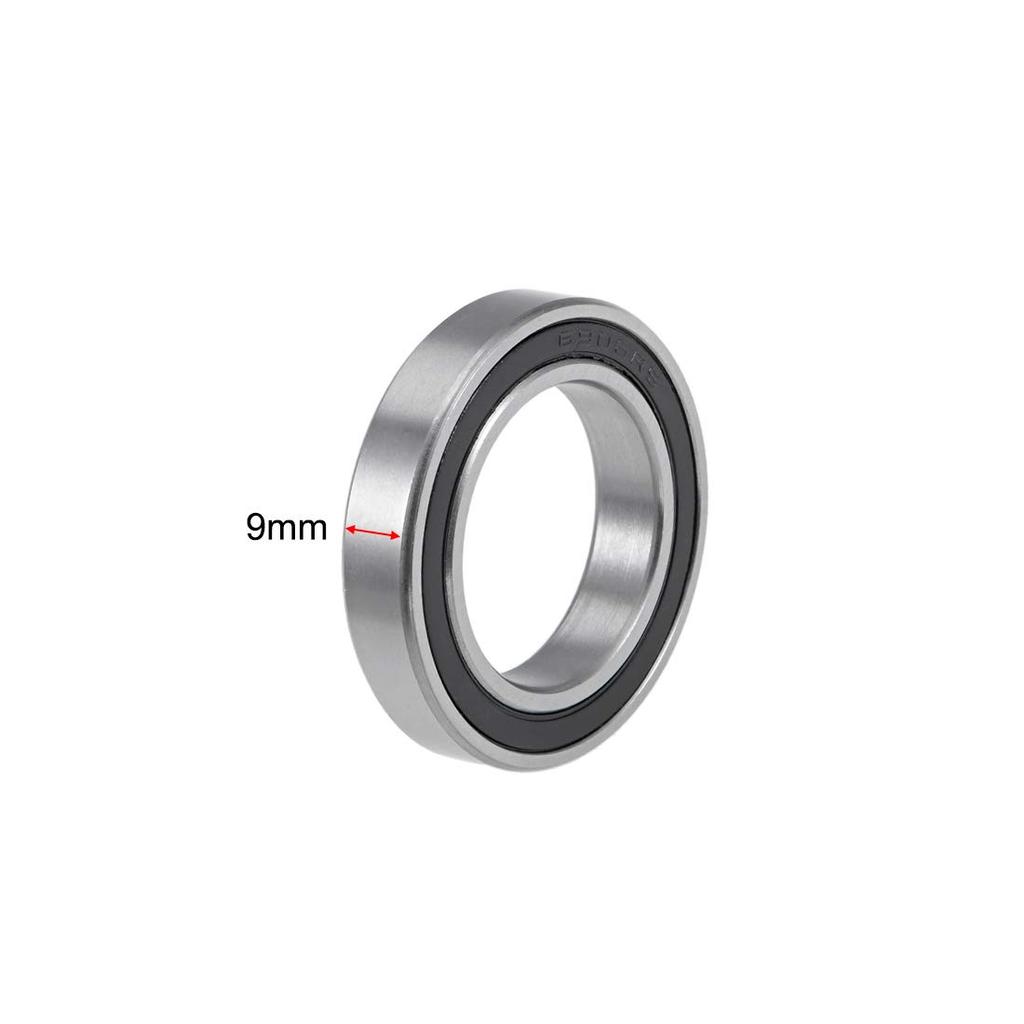 uxcell Bearings 6906-2RS Deep Groove Ball Bearings, Inner Diameter 1.2 inches (30 mm), Outer