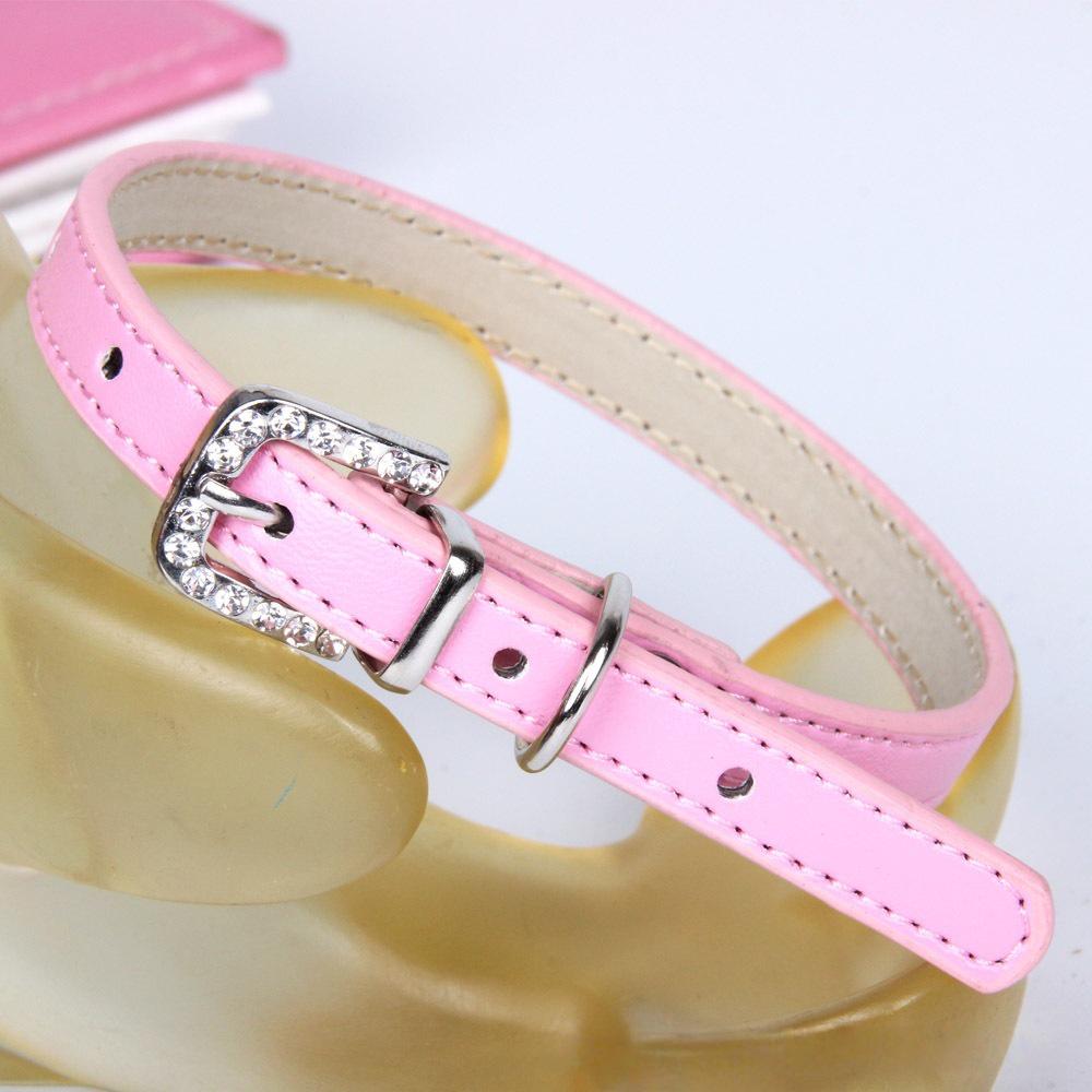 Curated Cat & Dog PU Leather Hanging Neck Collar & Leash - European & American Style