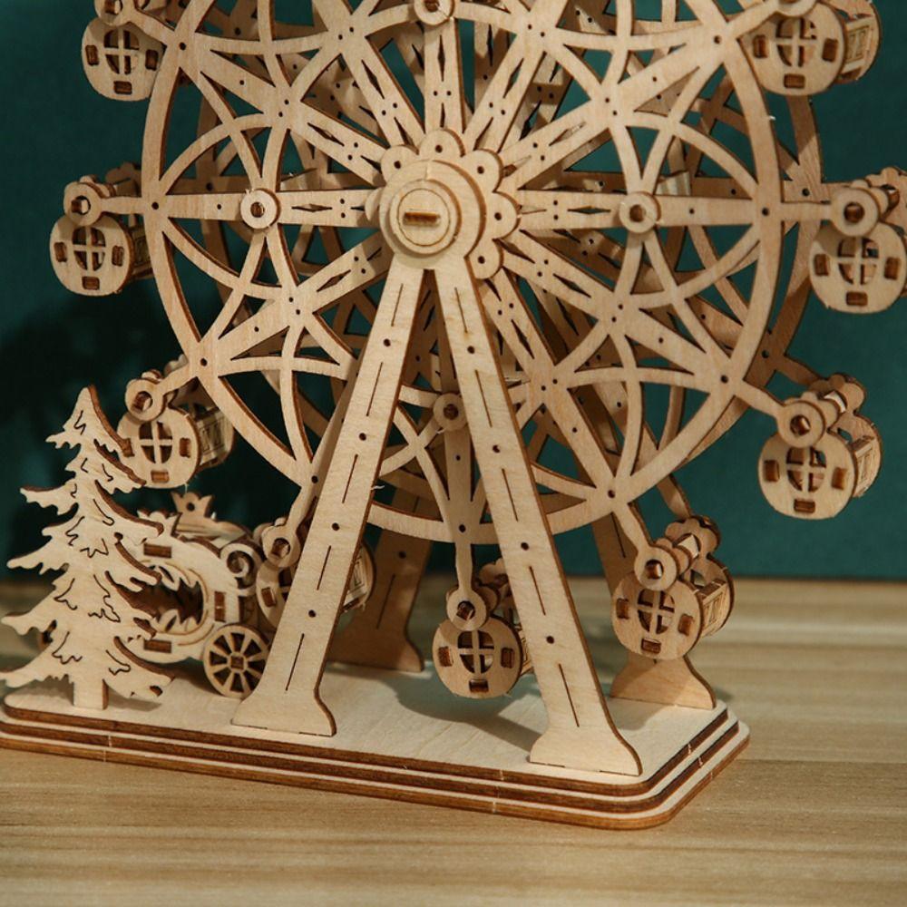 Ferris Wheel 3D Rotatable Ferris Wheel Assembly Toy  Children Gifts