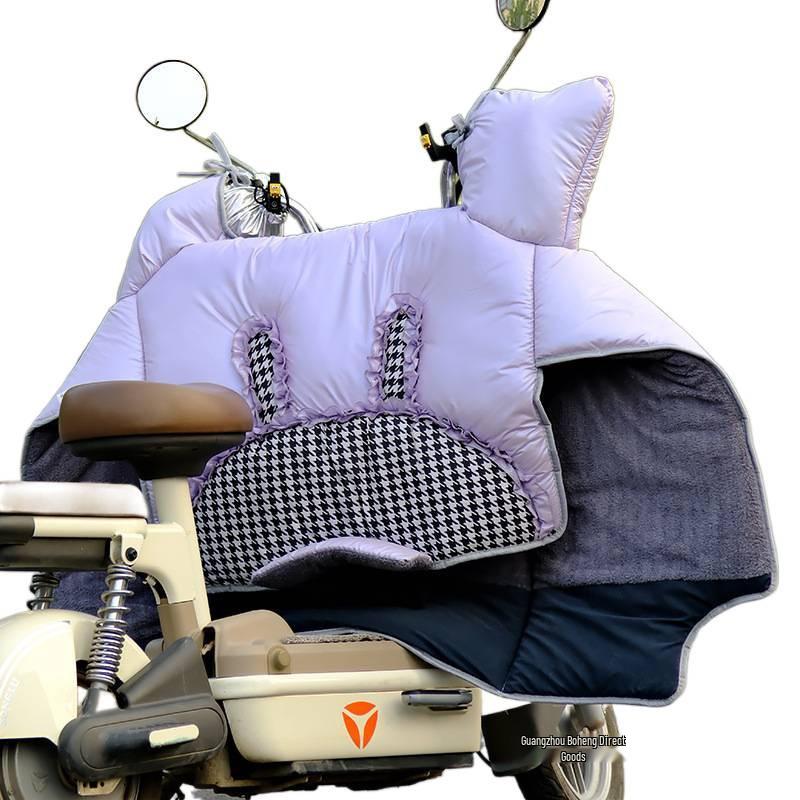 Universal Motorcycle Fleece Cover: Thickened, Waterproof, Windproof, Cold-Proof for All Seasons