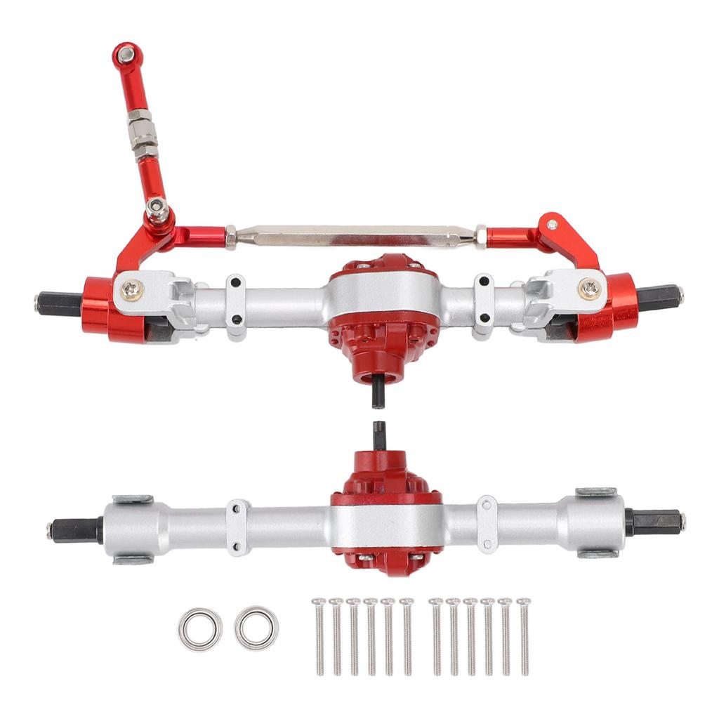 Metal Gear Axle Set Front and Rear Axle Replacement for D90 D91 D96 D99S MN90 MN96 MN99 MN99S FJ45 1