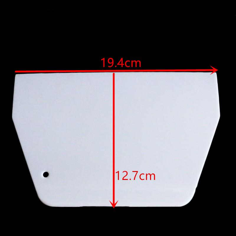 

Aomily Прочный трапециевидный скребок Лопатка для помадки Тесто для торта Пицца Инструмент для кухни Многофункциональный слайсер Лезвие Пластиковый инструмент для торта L/S