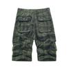 Herren Sommer Arbeitskleidung Plaid Shorts Lose Casual Fünf-Punkt-Hose Multi-Pocket Zipper Herren Jogging Shorts