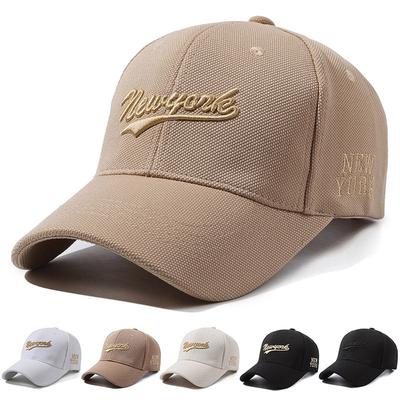 Lente Herfst Baseball Cap Heren Geborduurde Letters Cap Outdoor Zonnescherm Zonnebrandcrème Sport Cap Vizier Hoeden Piek Cap