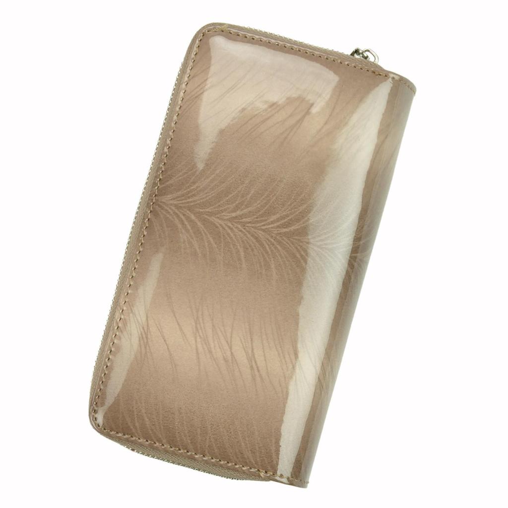 Vertikaler großer Leder-Damenportemonnaie PATRIZIA RFID