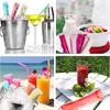 100 Pieces Ice Cream Mold Bags, Disposable Ice Cream with Silicone Funnel, Disposable Popsicle Shapes, Clear Bags for Ice Cream