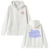 Nina Chuba Tour Cover Zipper Hoodie Men Women Fashion Pop Music Streetwear Unisex Vintage Casual Zip Up Jacket