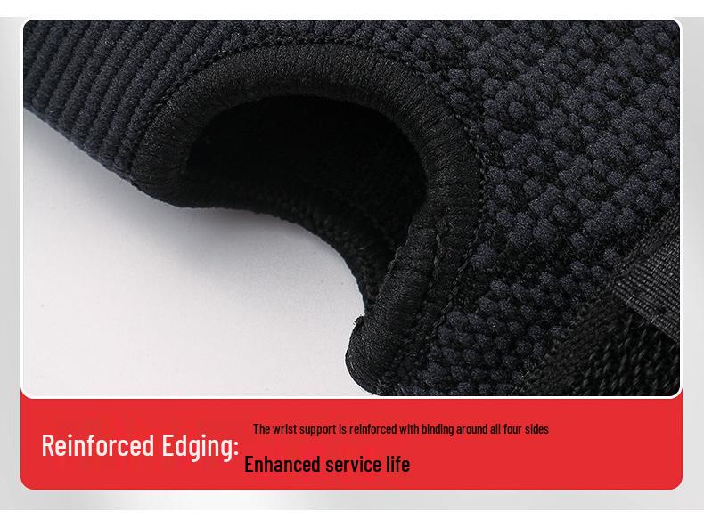 Knitted Palm Protector: Breathable Compression Wrap for Weightlifting & Fitness Support