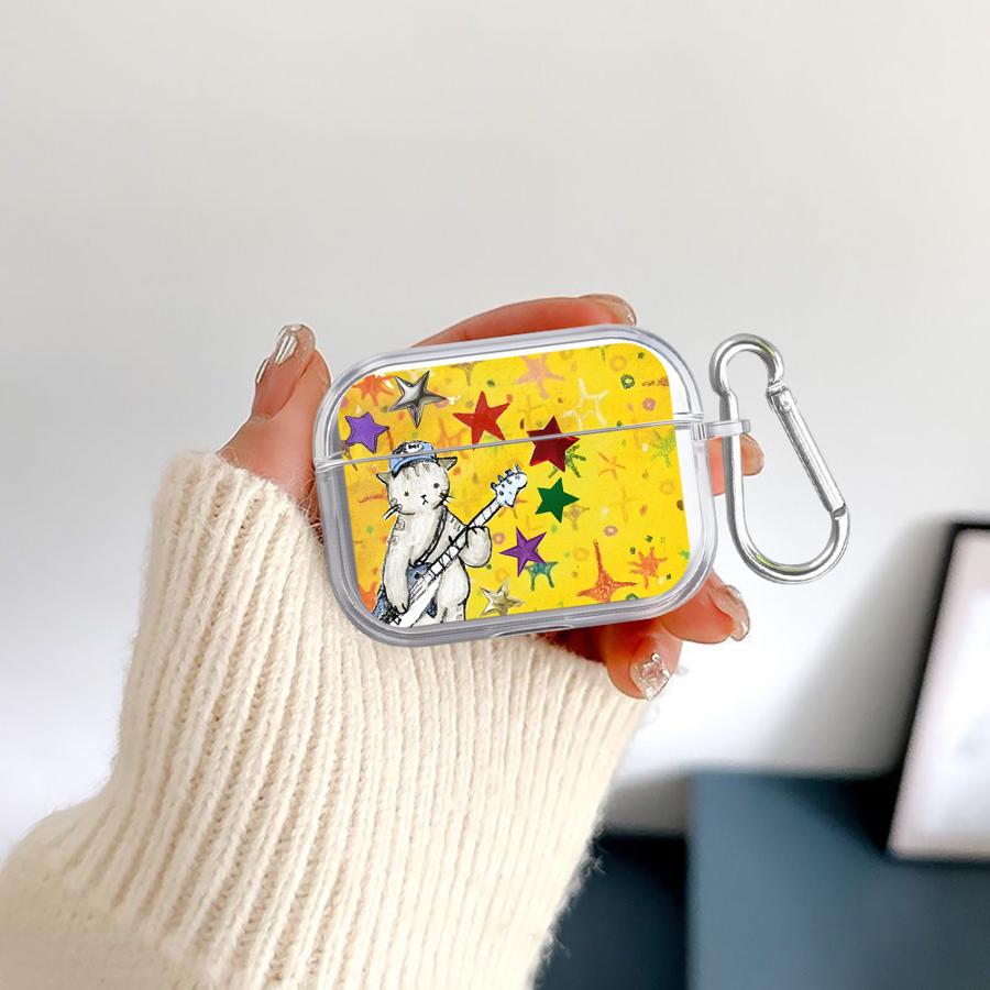 

Talent Cat Case For Airpods Pro 4 2 3 Pro3 1 Pro2 Clear Earphone Cases Cover Airpods Pro 3
