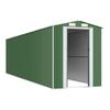 VidaXL Abri de jardin Vert 192x772x223 cm Acier galvanisé 3147434