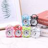 Classic Bell Mini Alarm Clock Quartz Movement Bedside Night Analog Clock