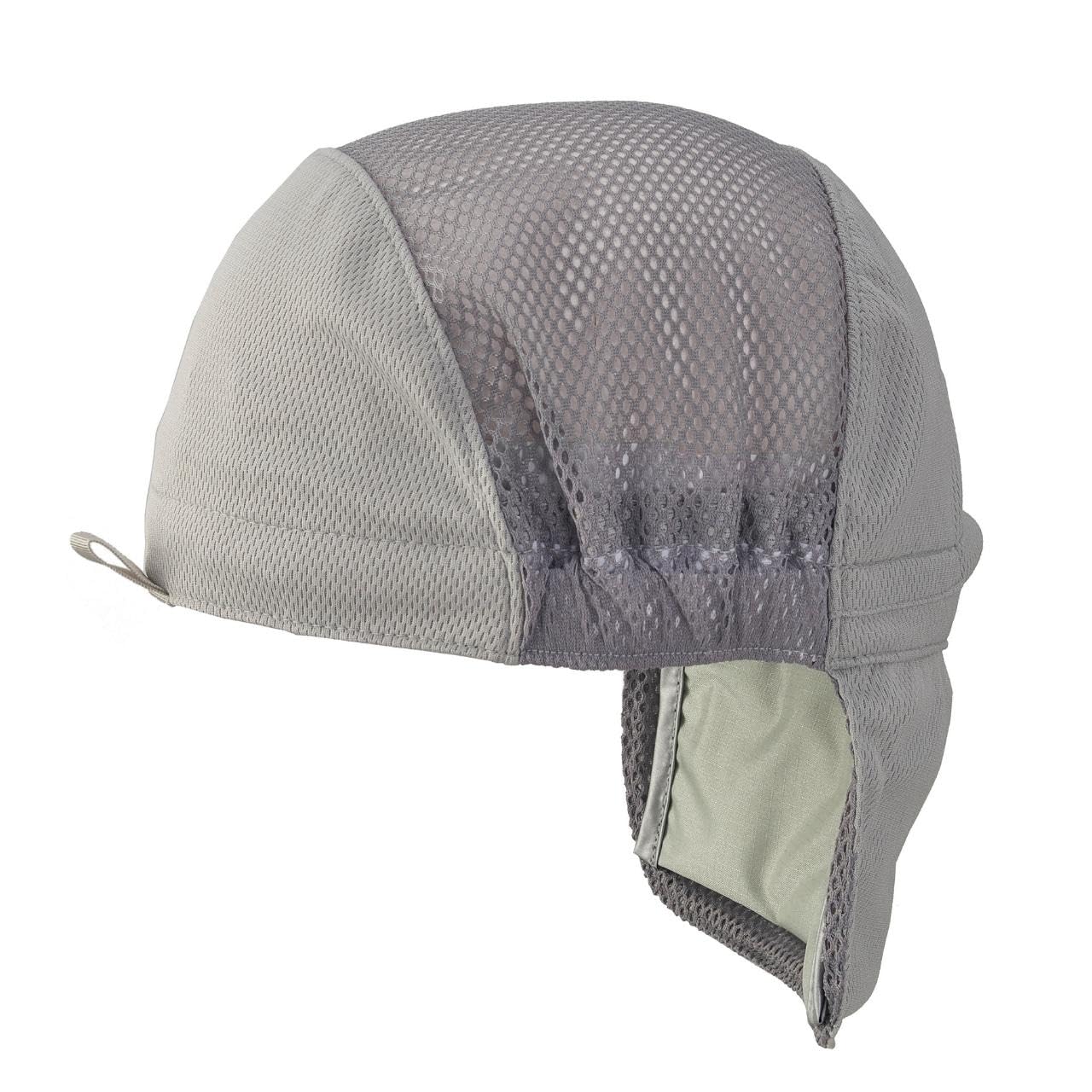 

Внутренняя шапочка с карманом для льда, сохраняющая прохладу благодаря льду или пакетам со льдом в области шеи и шлему [Cool Intake], карман, влагоотводящая, быстросохнущая, серый