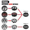 4pcs 55/65mm For VW GTI Golf6 Golf7 Golf 7.5 MK7 2018 2019 2020 Car Front Bonnet Grille Rear Trunk Emblem Logo Replacement Badge zh1