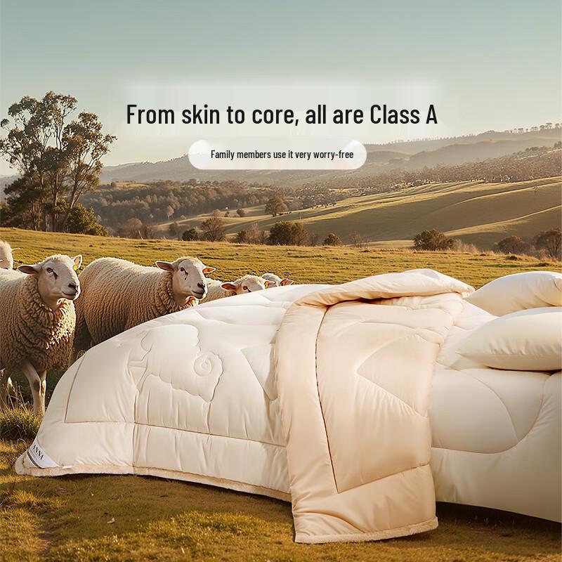 Fuanna Australian A-Class Antibacterial Winter Wool Quilt