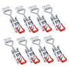 8 Pieces Toggle Latch Clamps Heavy Duty, Hardware Practical, Pull Hasp latches Adjustable for