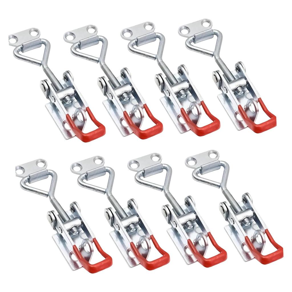 8 Pieces Toggle Latch Clamps Heavy Duty, Hardware Practical, Pull Hasp latches Adjustable for